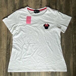 DISNEY X KATE SPADE NEW YORK Minnie Patch Tee, Size large